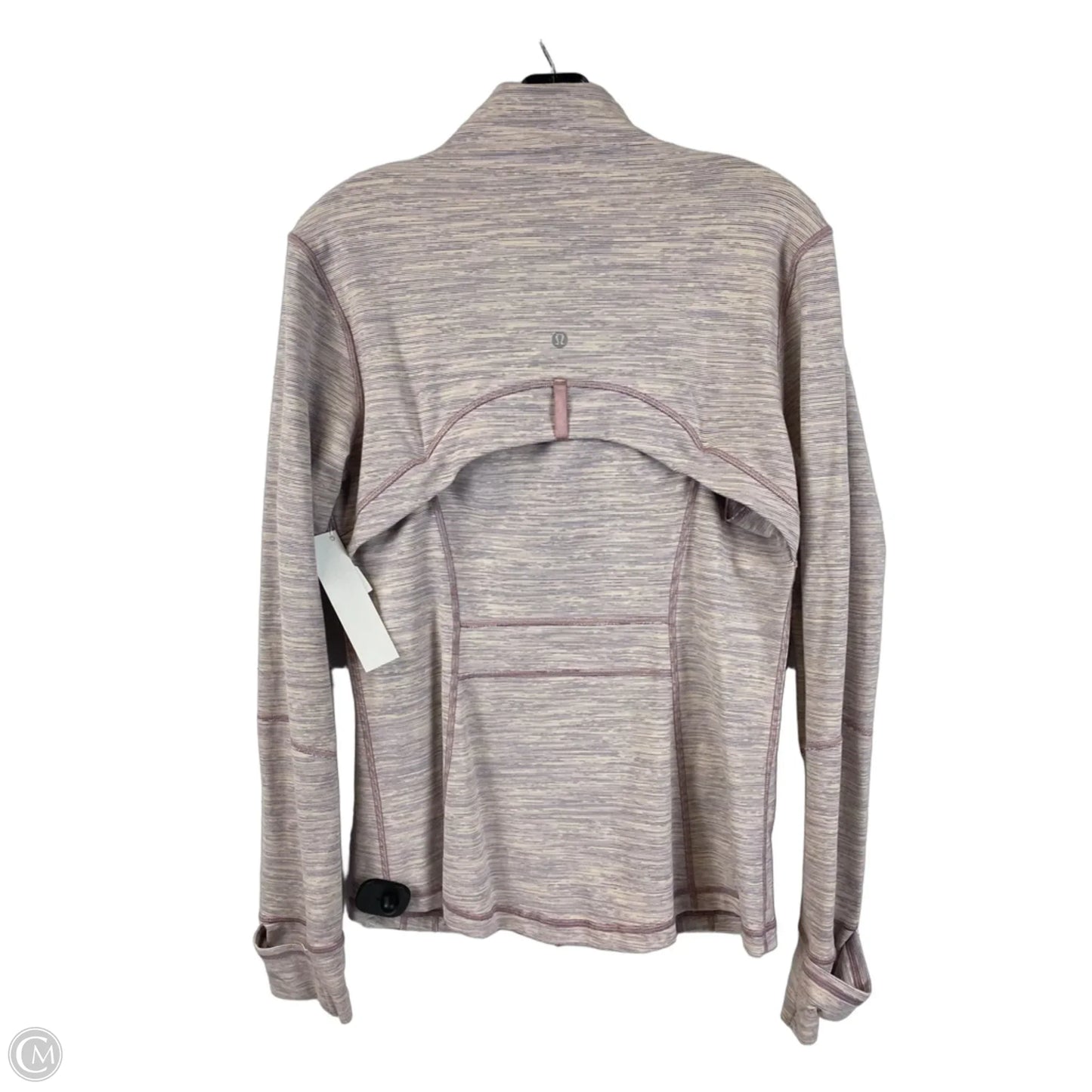 Athletic Jacket By Lululemon In Purple, Size: 12