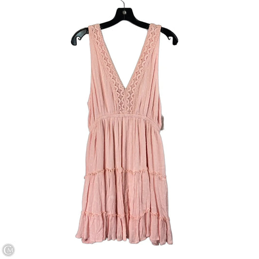 Dress Casual Short By Ocean Drive In Pink, Size: M