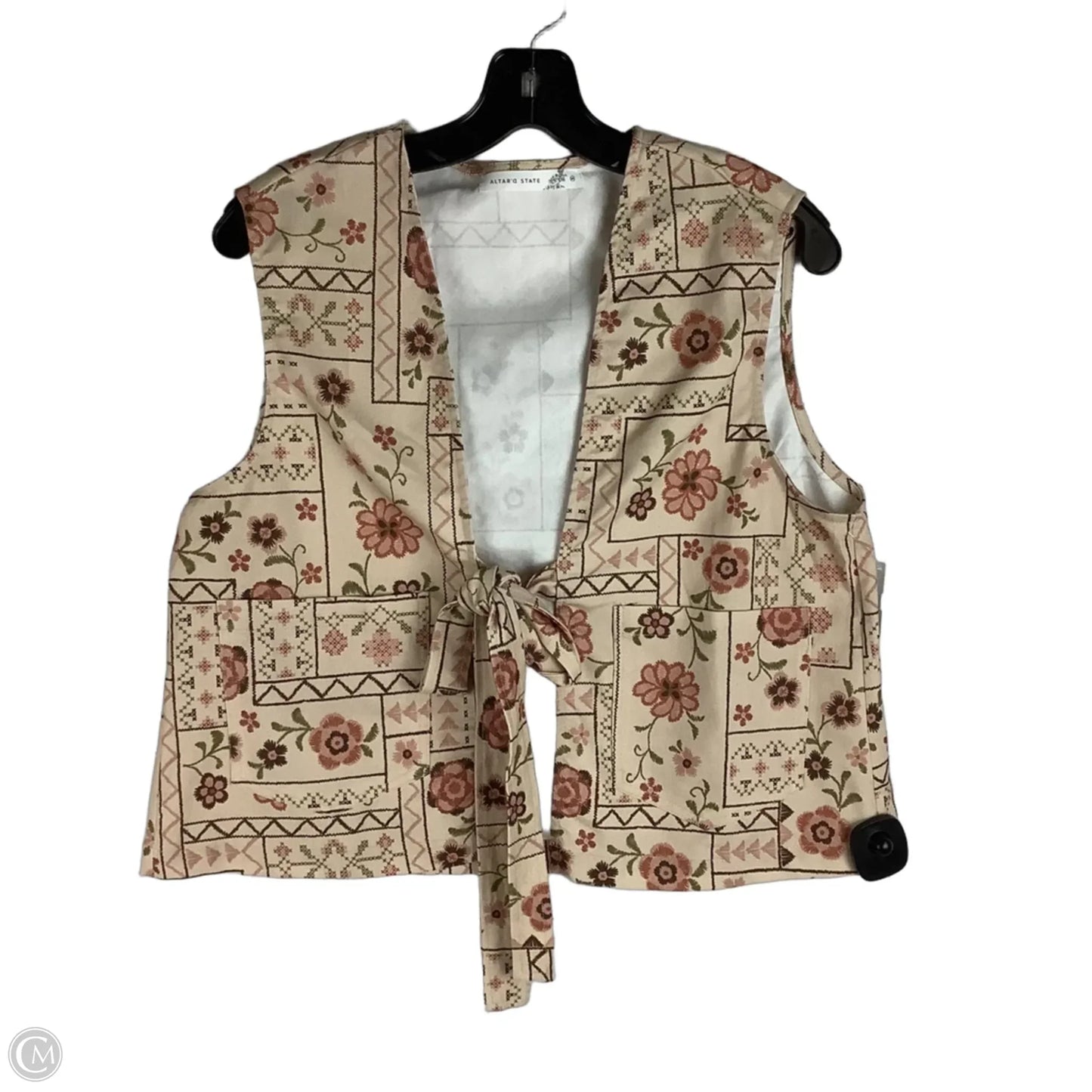 Vest Other By Altard State In Tan, Size: M