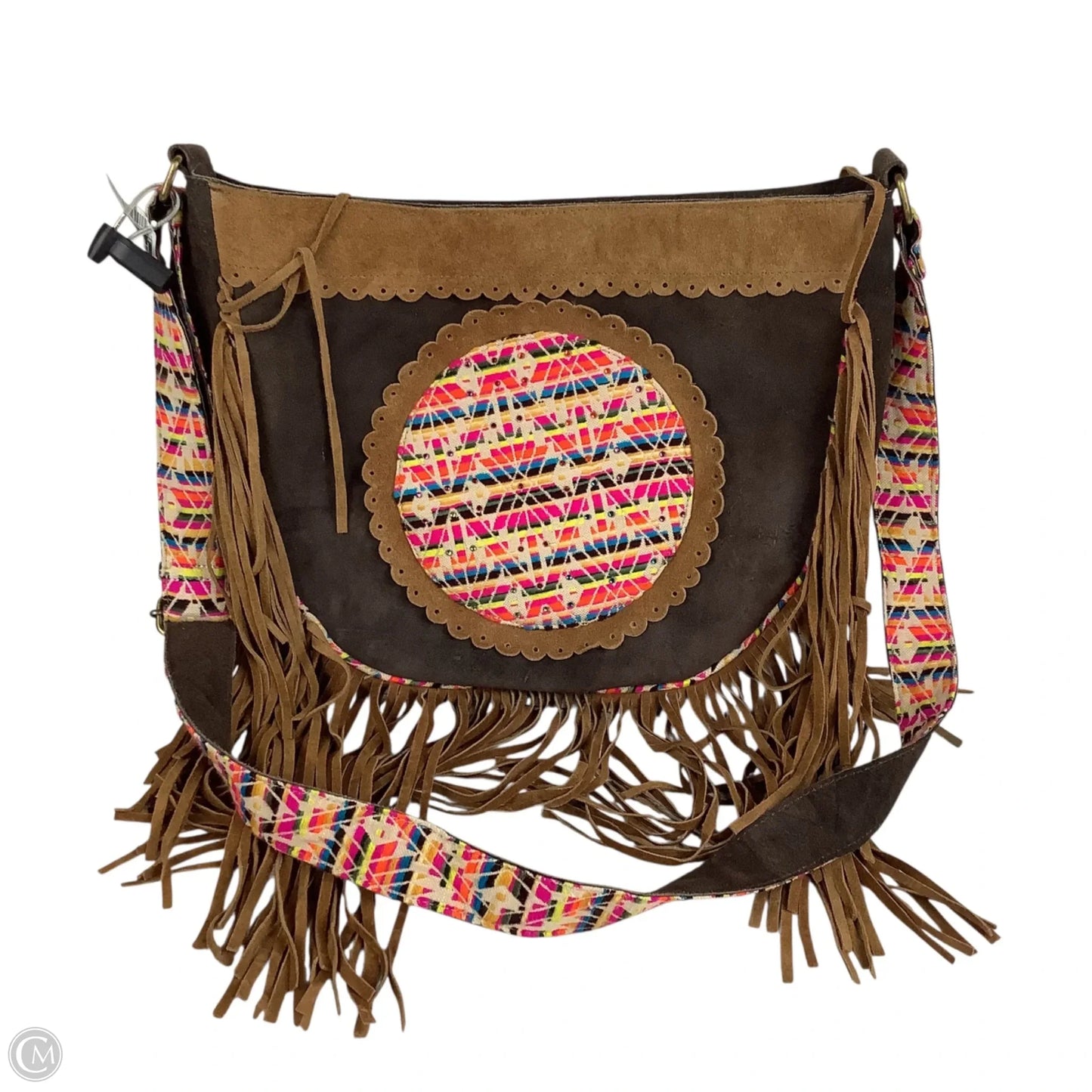 Crossbody Leather By Cmc, Size: Large