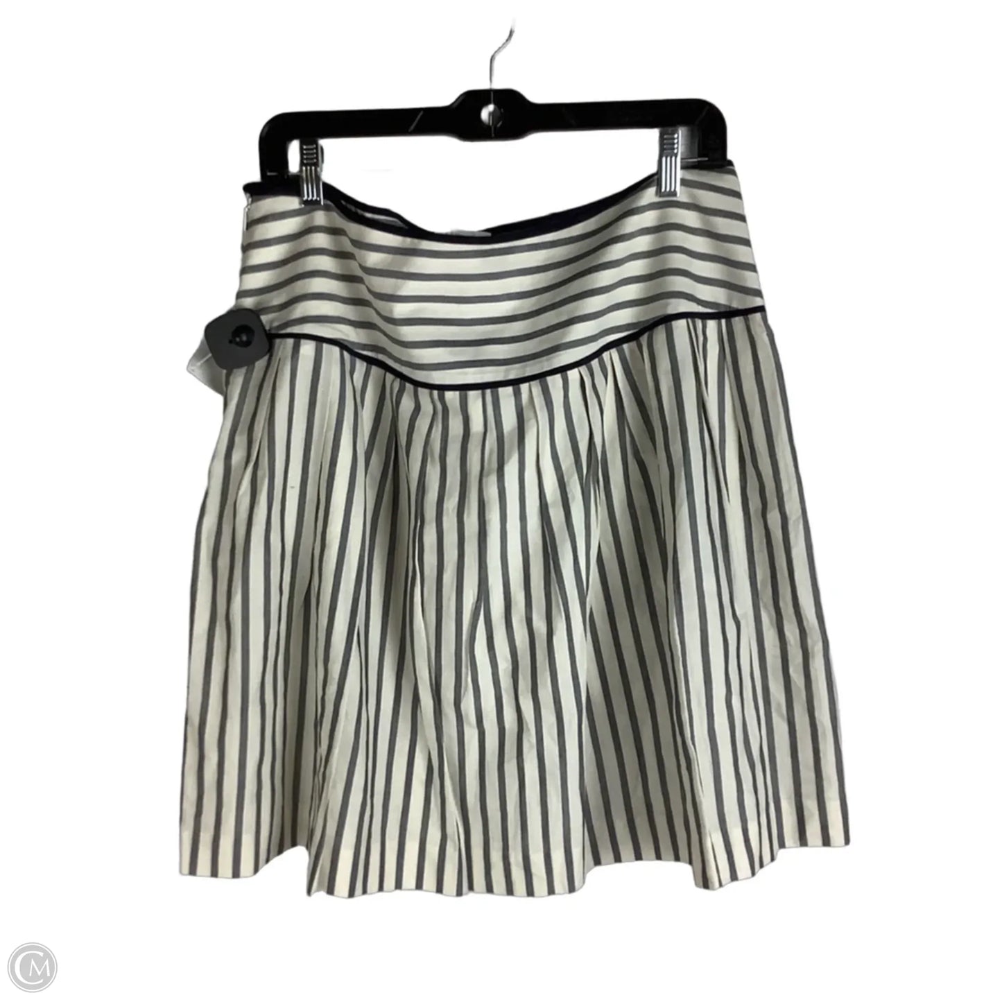 Skirt Mini & Short By Ann Taylor In Striped Pattern, Size: 12