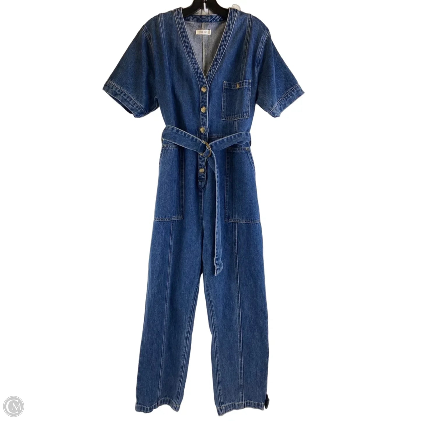 Jumpsuit By Mod Ref In Blue Denim, Size: L