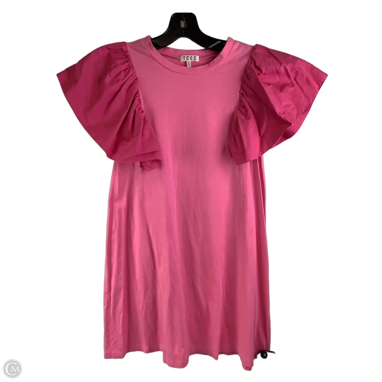 Dress Casual Short By Tcec In Pink, Size: S