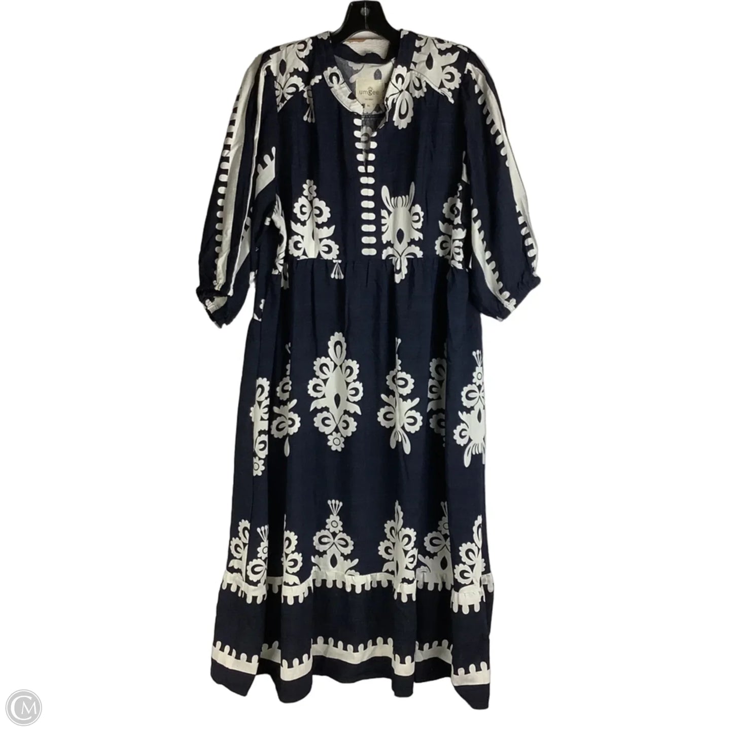 Dress Casual Midi By Gigio In Navy, Size: Xl