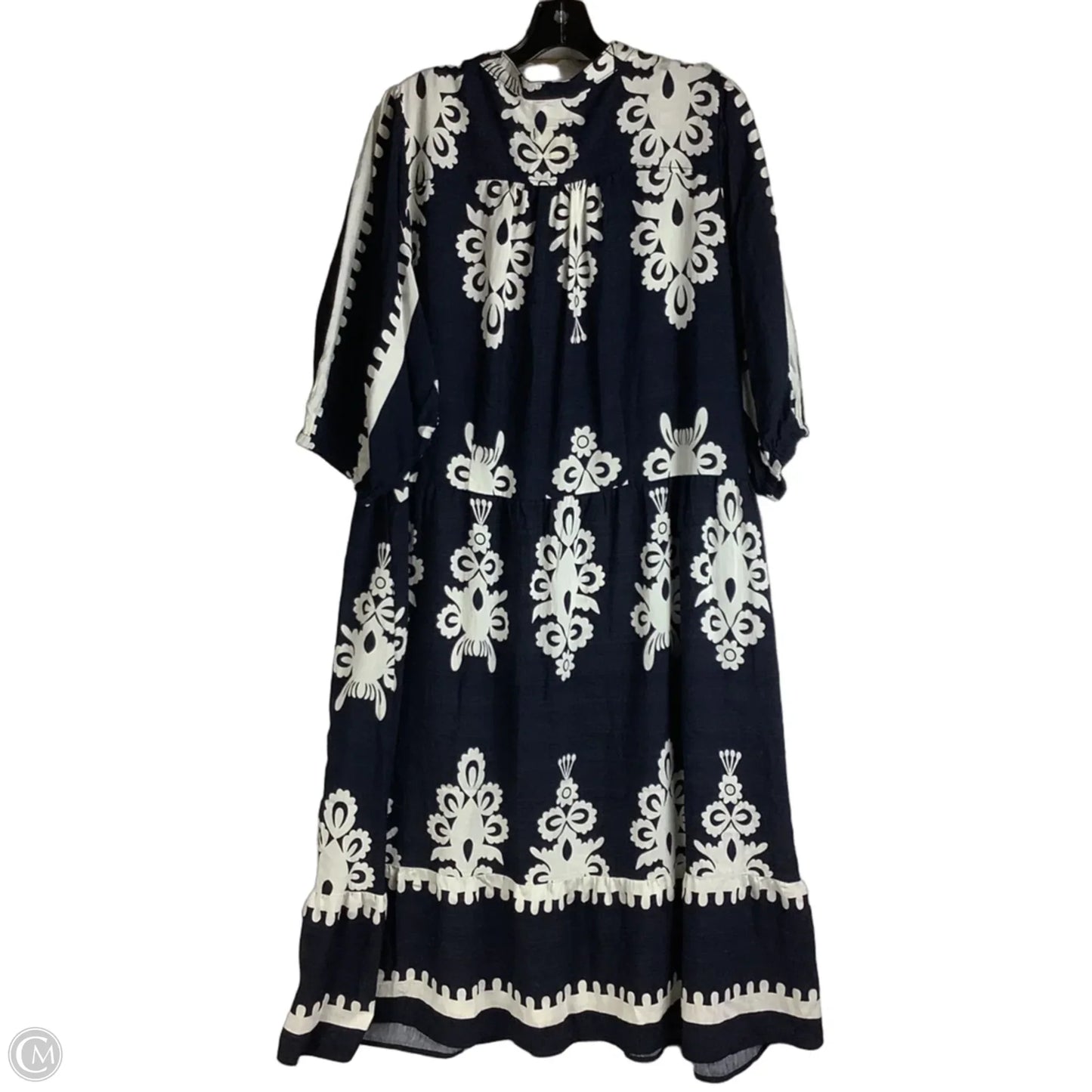 Dress Casual Midi By Gigio In Navy, Size: Xl