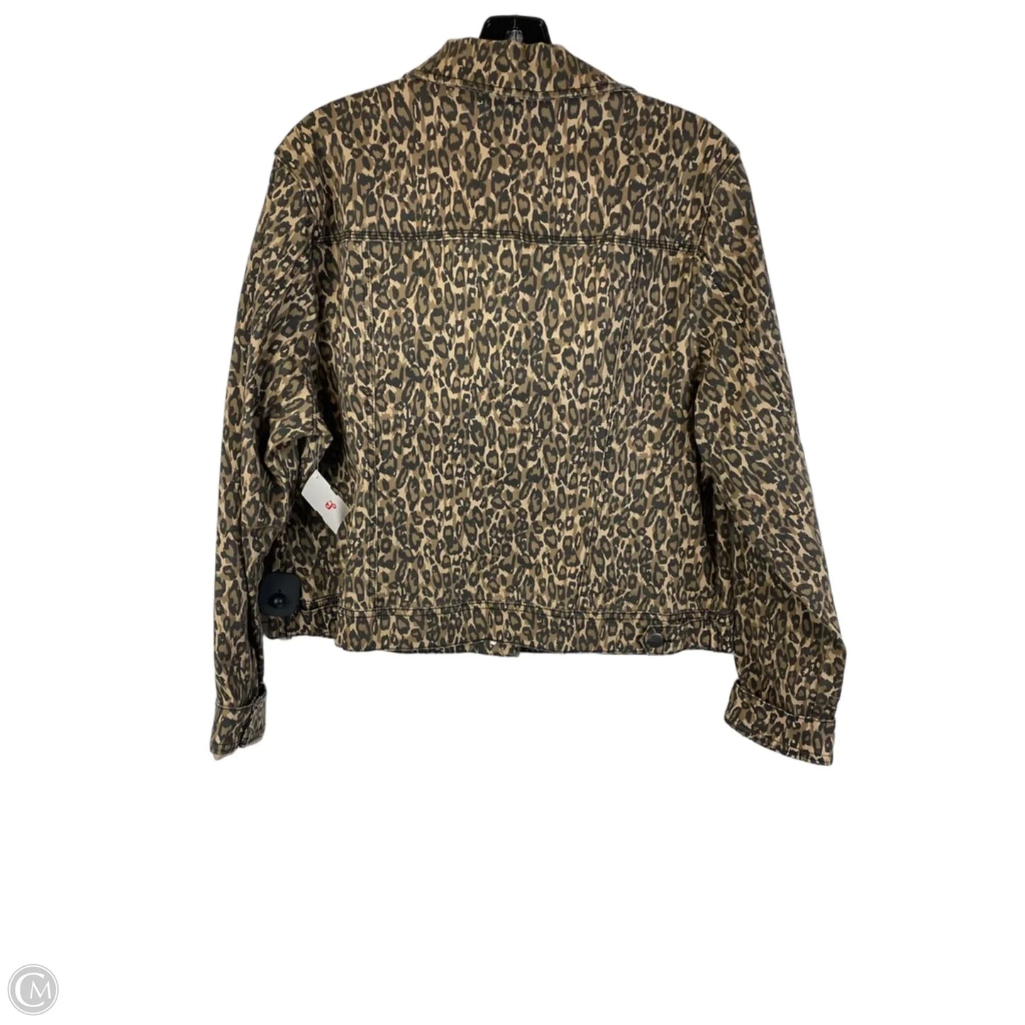 Jacket Other By D Jeans In Animal Print, Size: Xl