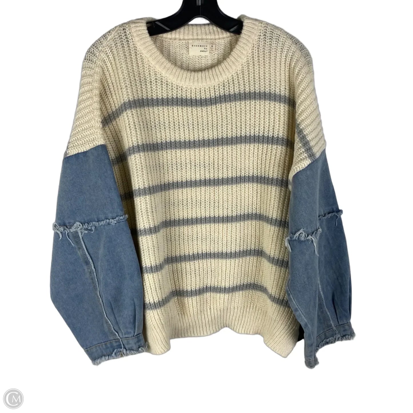 Sweater By Dreamers In Cream, Size: M