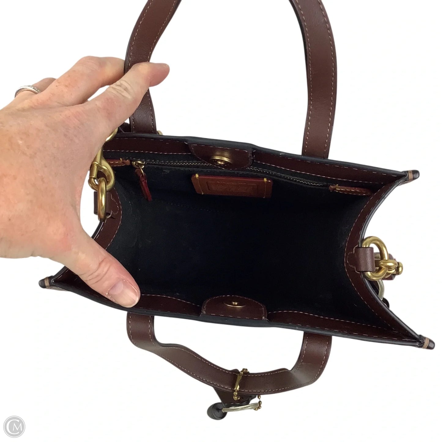Crossbody Designer By Coach, Size: Medium