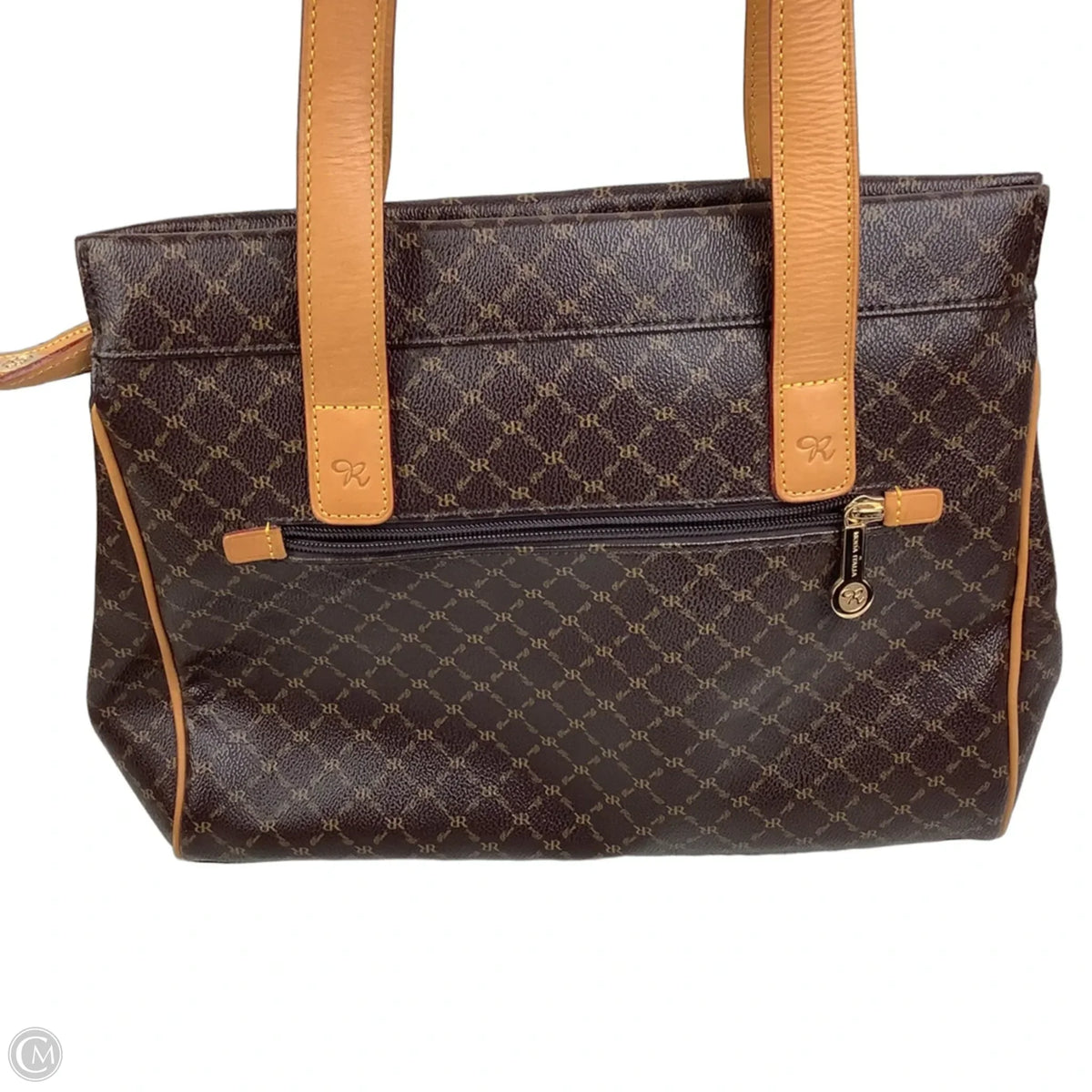 Handbag Leather By Cmc, Size: Medium