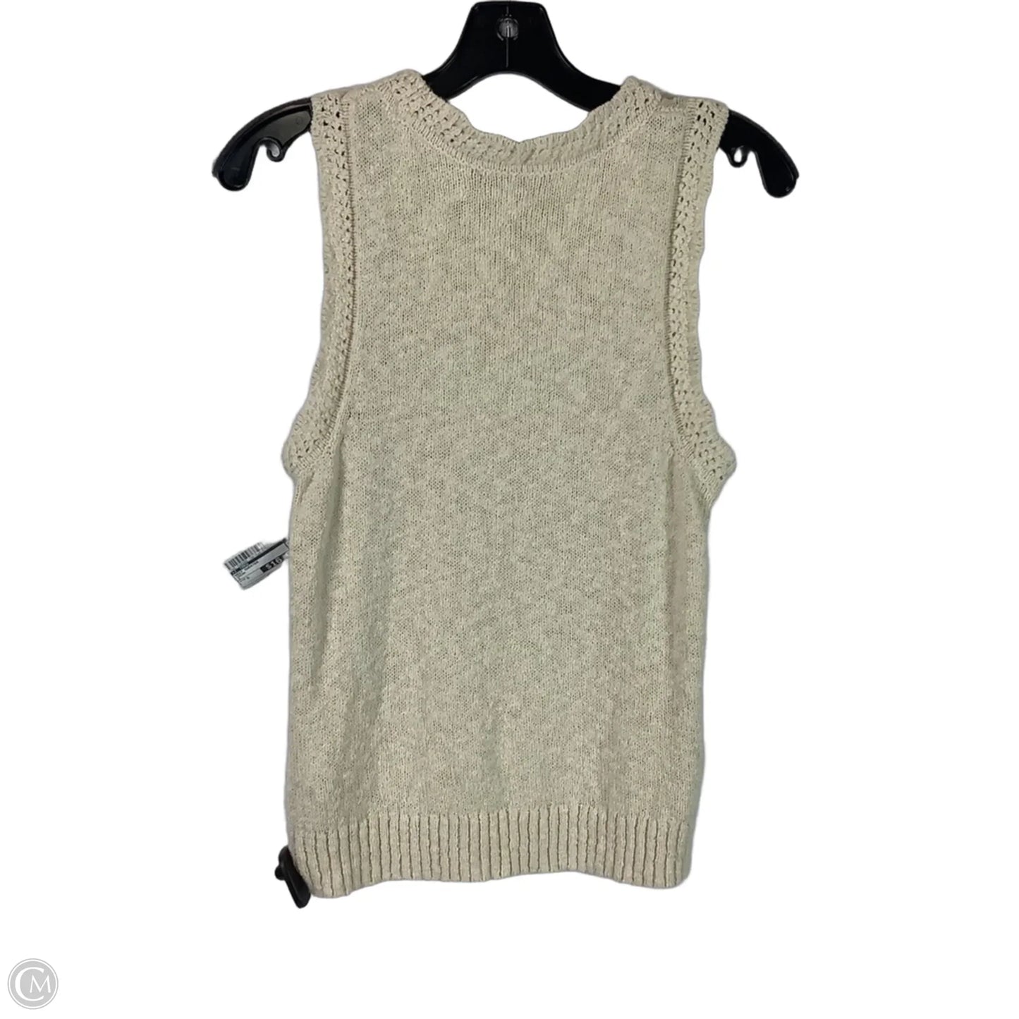 Vest Sweater By J. Crew In Cream, Size: S