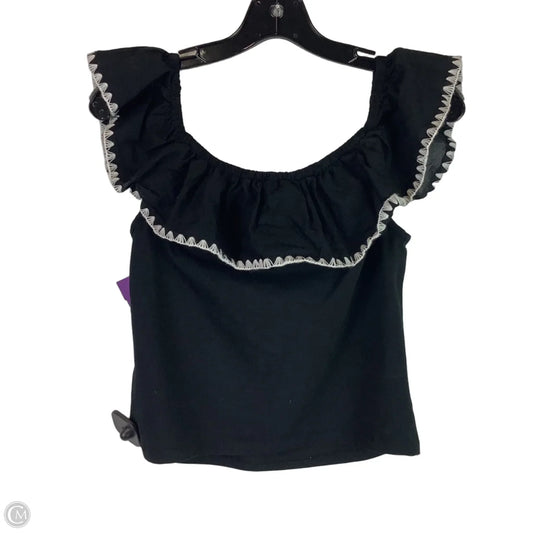 Top Sleeveless By J. Crew In Black, Size: M