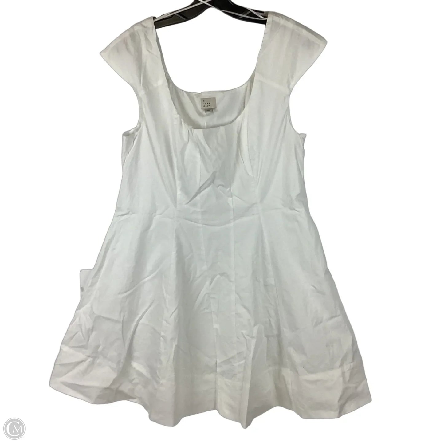 Dress Casual Midi By A New Day In White, Size: 10