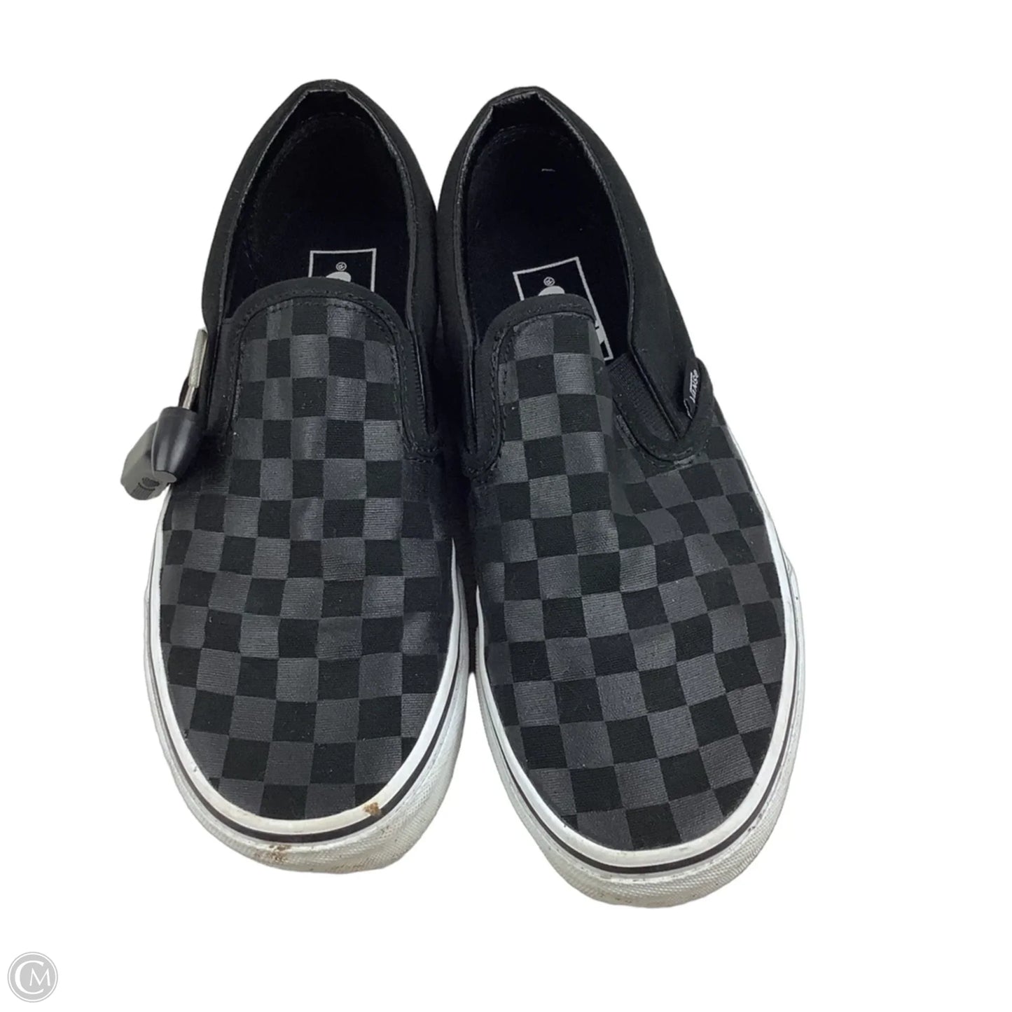 Shoes Flats By Vans In Black, Size: 8.5