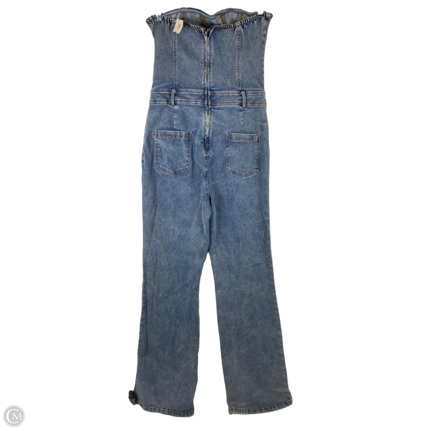 Jumpsuit By Le Lis In Blue Denim, Size: L