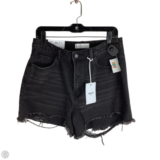Shorts By Vervet In Black Denim, Size: L