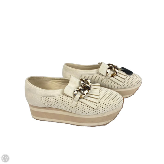 Shoes Sneakers By Pierre Dumas In Cream, Size: 8.5