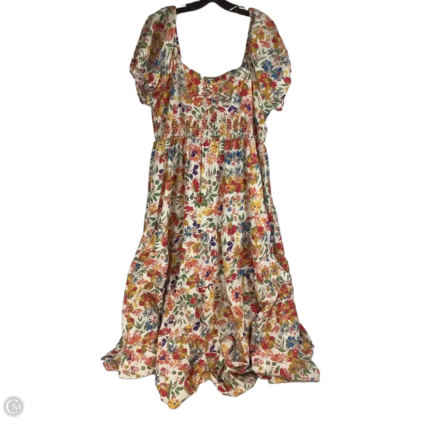 Dress Casual Maxi By Chicsoul In Floral Print, Size: 2x