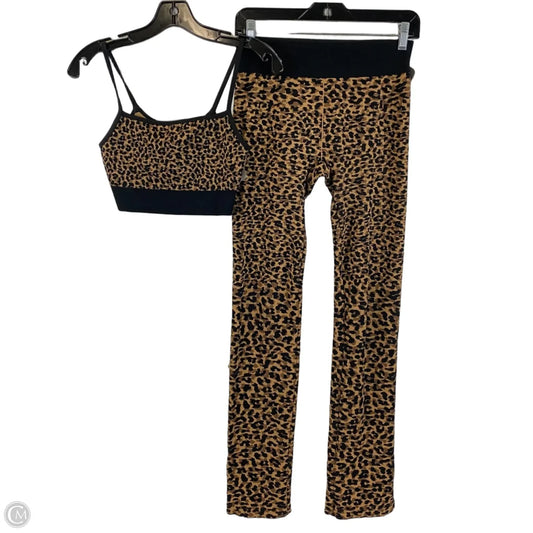 Athletic Pants 2pc By Fabletics In Animal Print, Size: S