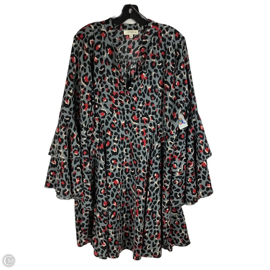 Dress Casual Midi By Umgee In Animal Print, Size: Xl