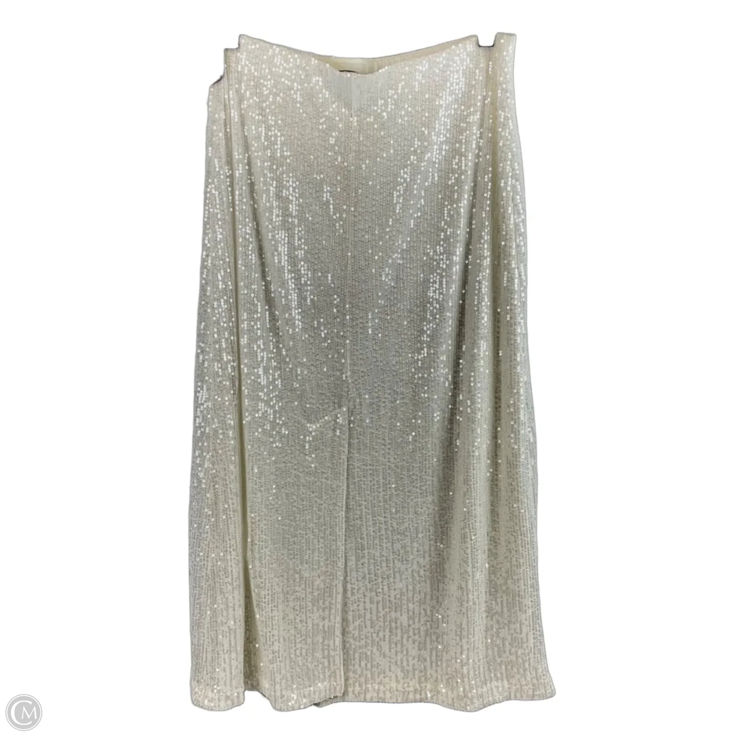 Skirt Maxi By Clothes Mentor In White, Size: M
