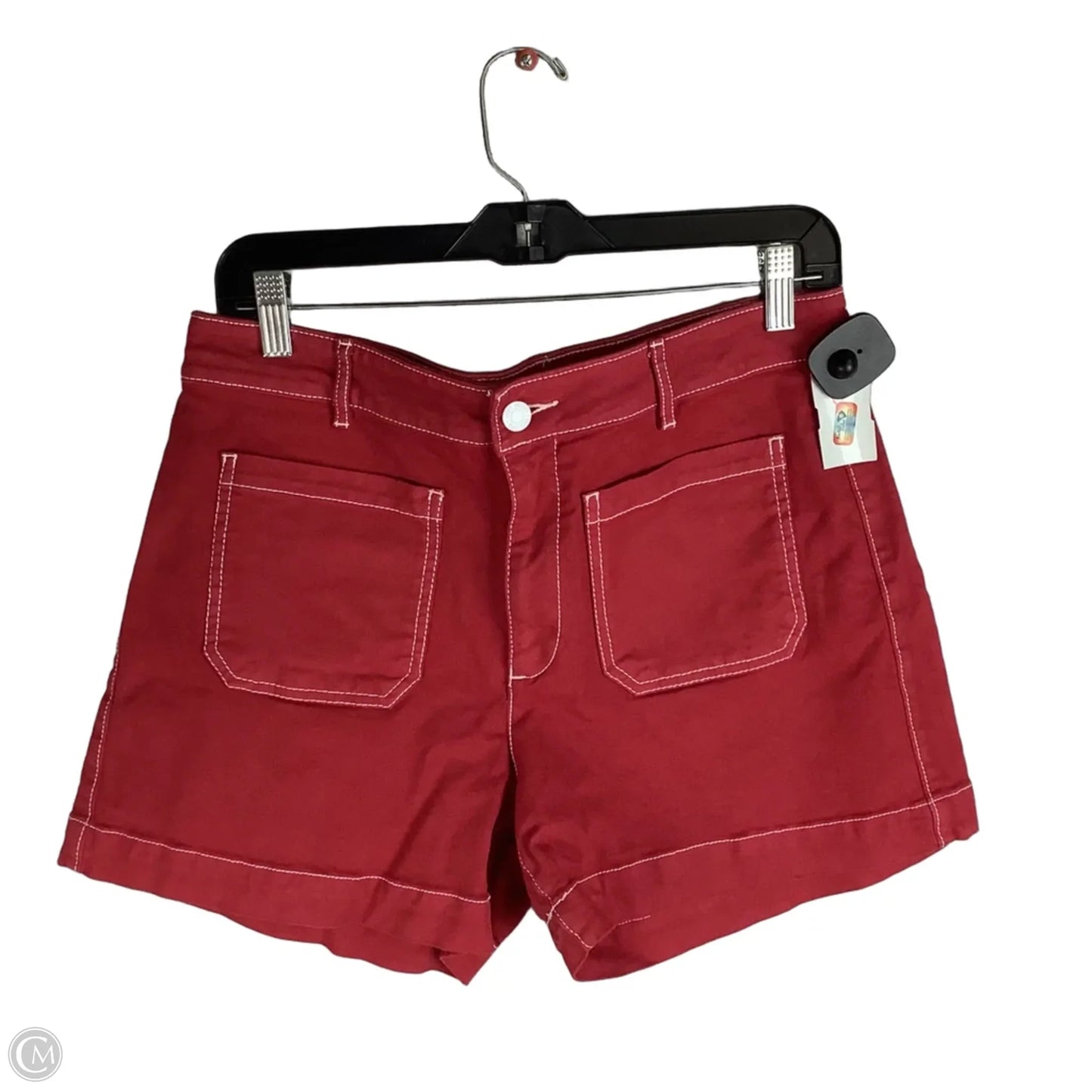 Shorts By Loft In Red Denim, Size: 6