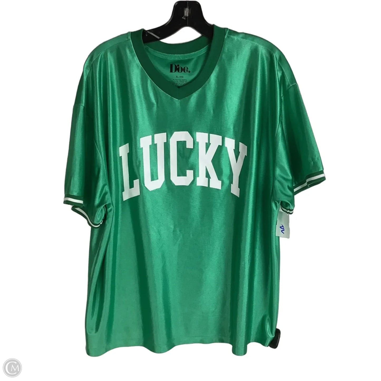 Top Short Sleeve Basic By Clothes Mentor In Green, Size: XL