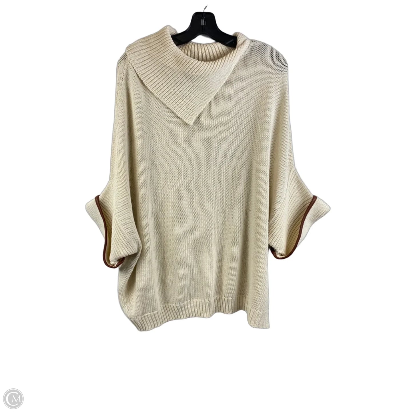 Sweater By Fabrik In Cream, Size: L