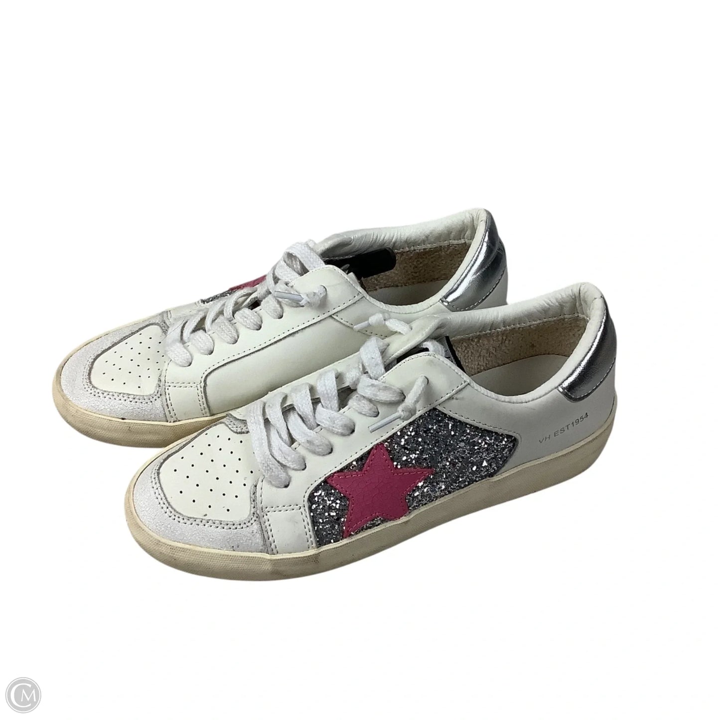 Shoes Sneakers By Vintage Havana In Pink & White, Size: 8.5