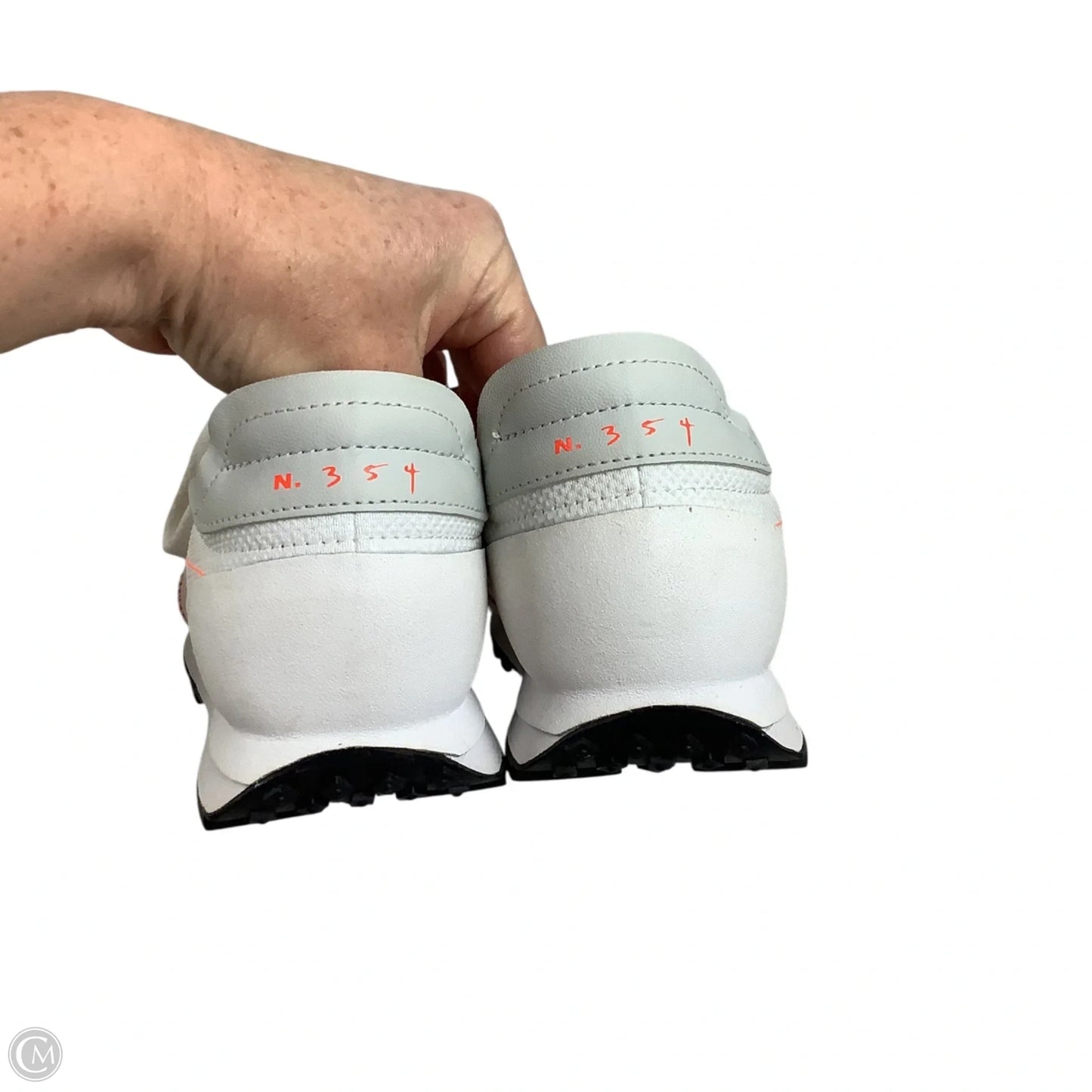 Shoes Athletic By Nike In Orange & White, Size: 7.5