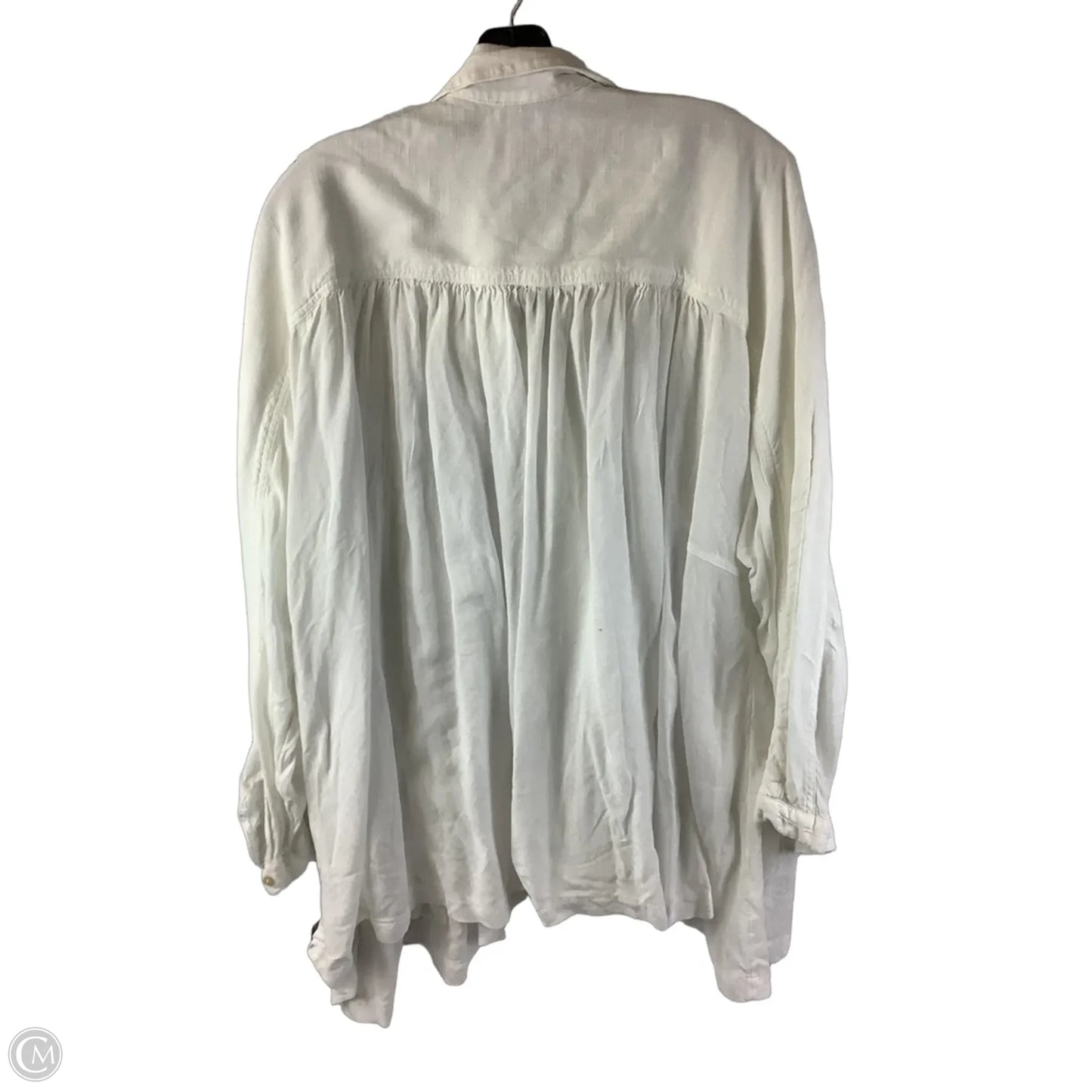 Top Long Sleeve By Free People In White, Size: M