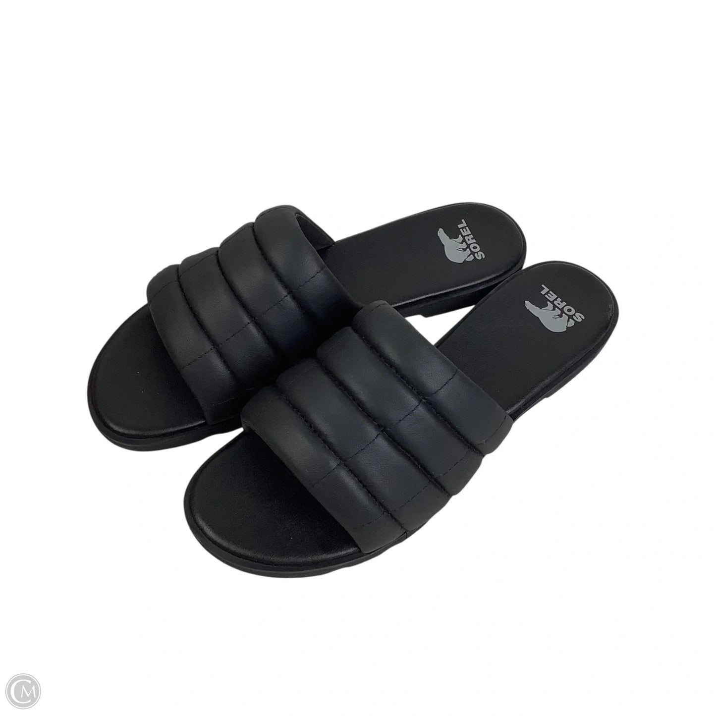 Sandals Flats By Sorel In Black, Size: 9