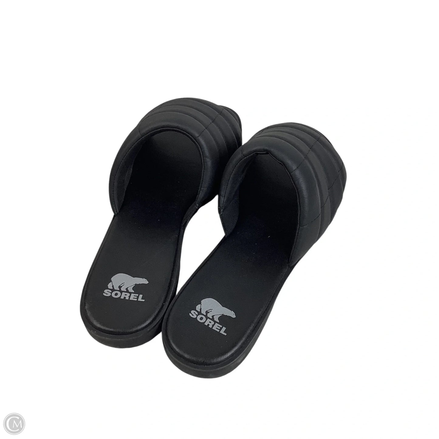 Sandals Flats By Sorel In Black, Size: 9