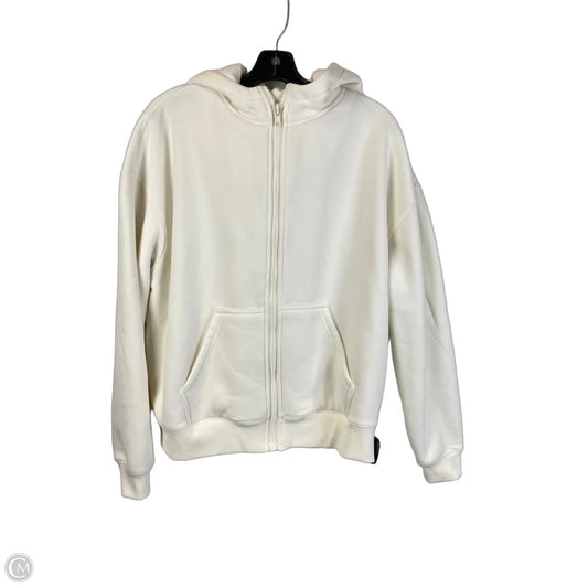 Sweatshirt Hoodie By Comfrt In Cream, Size: L