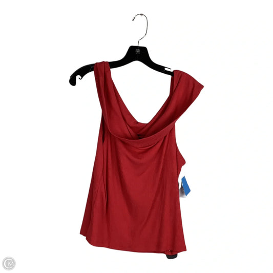 Top Sleeveless By Old Navy In Red, Size: Xl