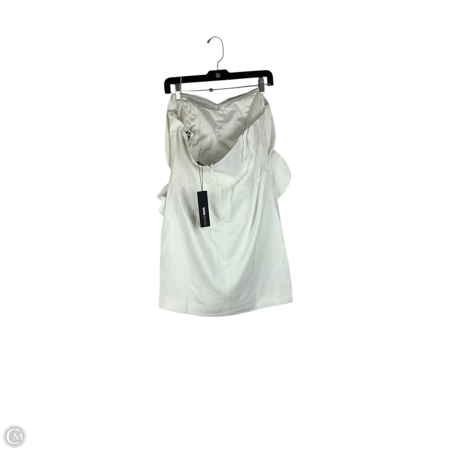 Dress Party Short By Fashion Nova In White, Size: Xl