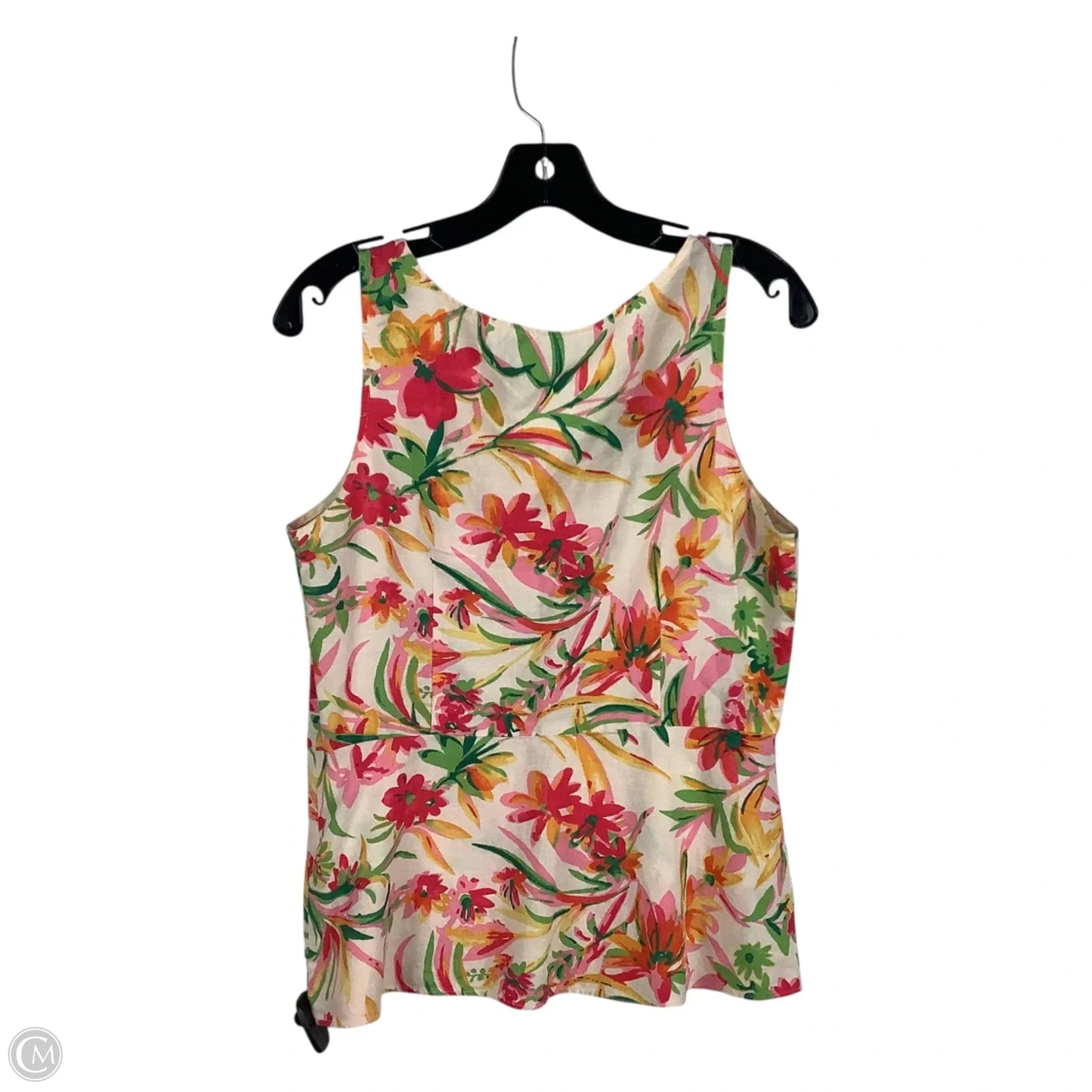 Top Sleeveless By J. Crew In Floral Print, Size: 4