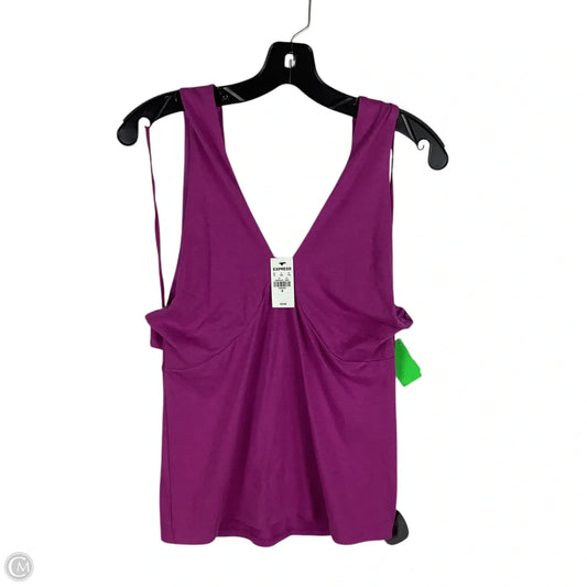 Top Sleeveless By Express In Purple, Size: M