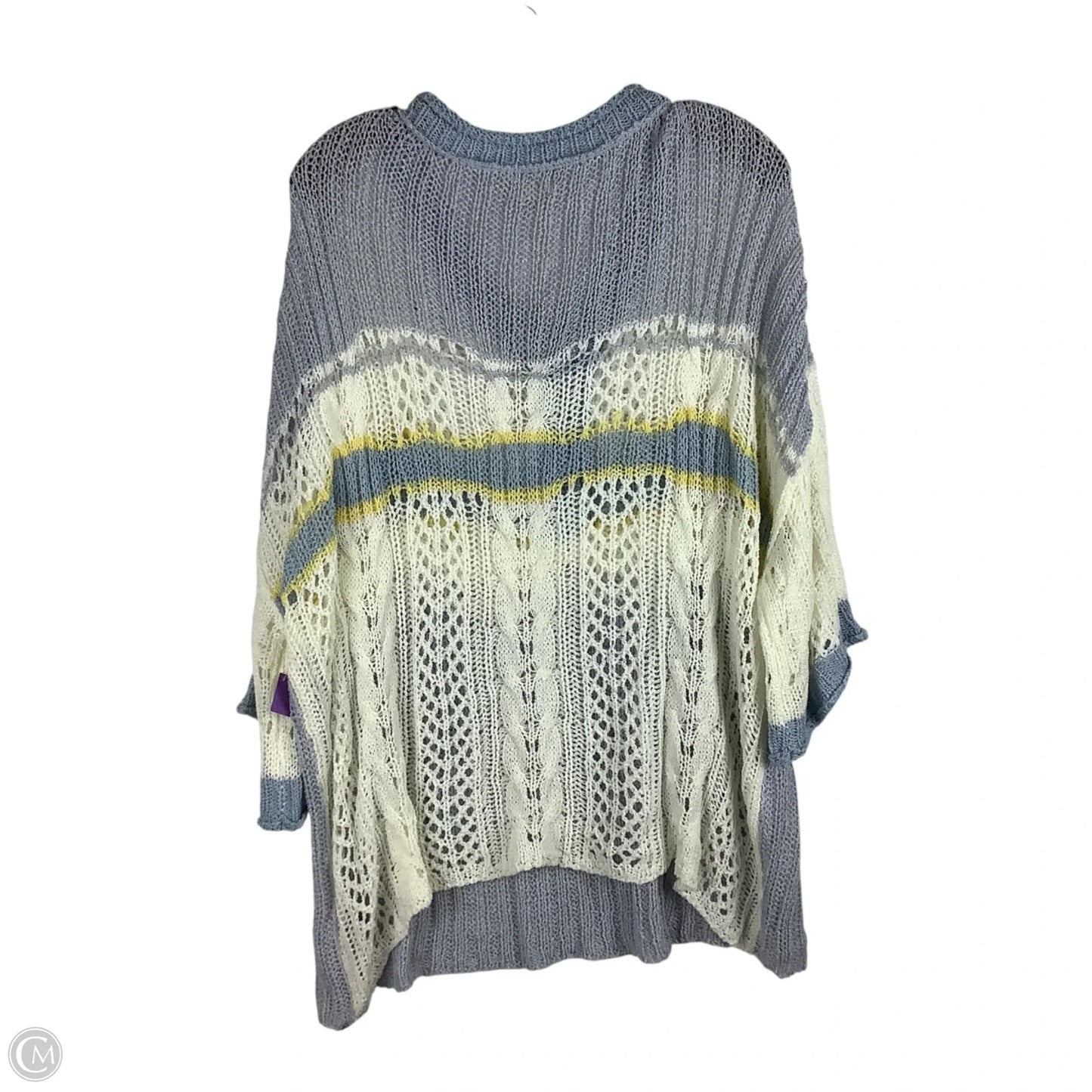 Sweater By Pol In Blue & Yellow, Size: S