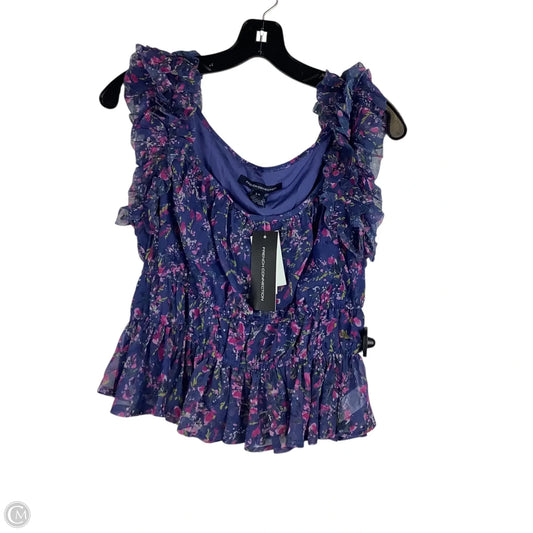 Top Sleeveless By French Connection In Purple, Size: M