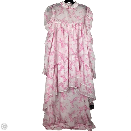 Dress Party Long By Clothes Mentor In Pink, Size: 8