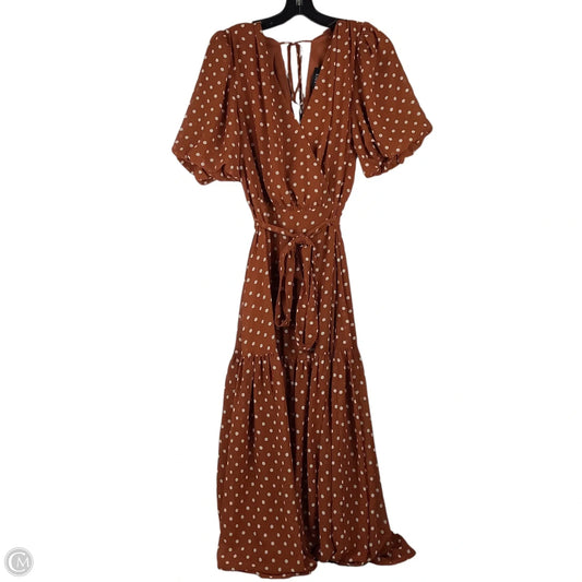 Dress Casual Maxi By Vici In Tan, Size: L
