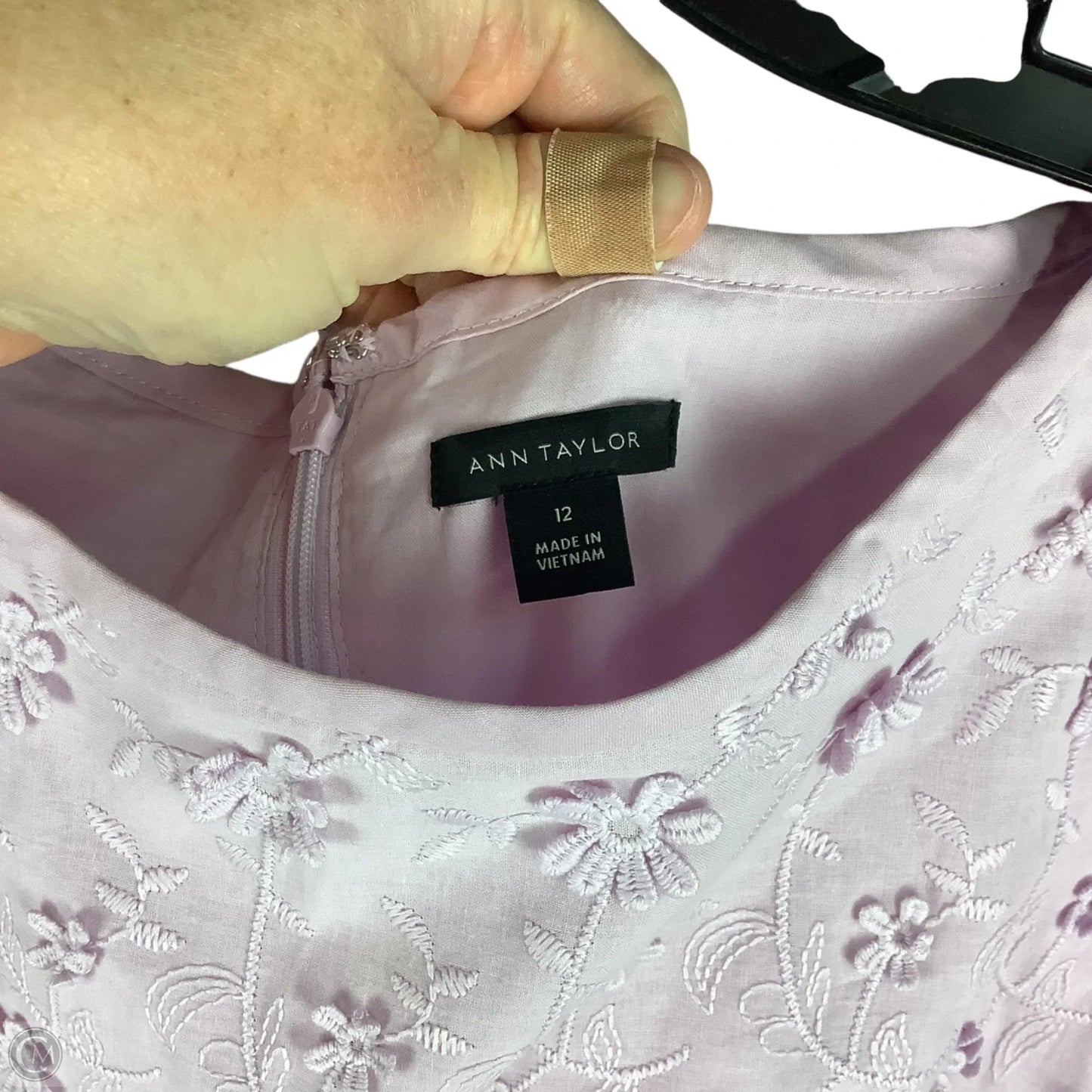 Dress Party Short By Ann Taylor In Purple, Size: L (12)