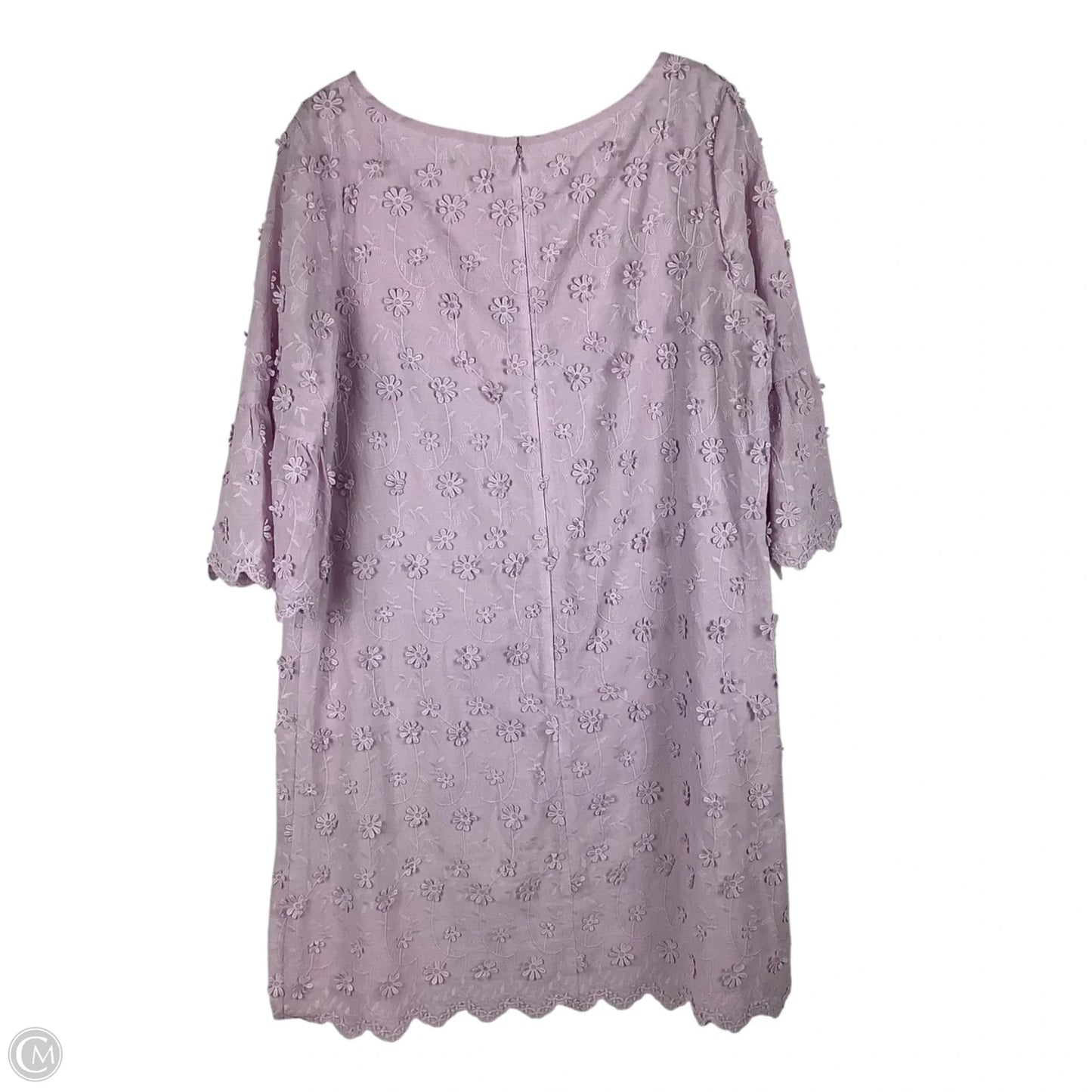 Dress Party Short By Ann Taylor In Purple, Size: L (12)