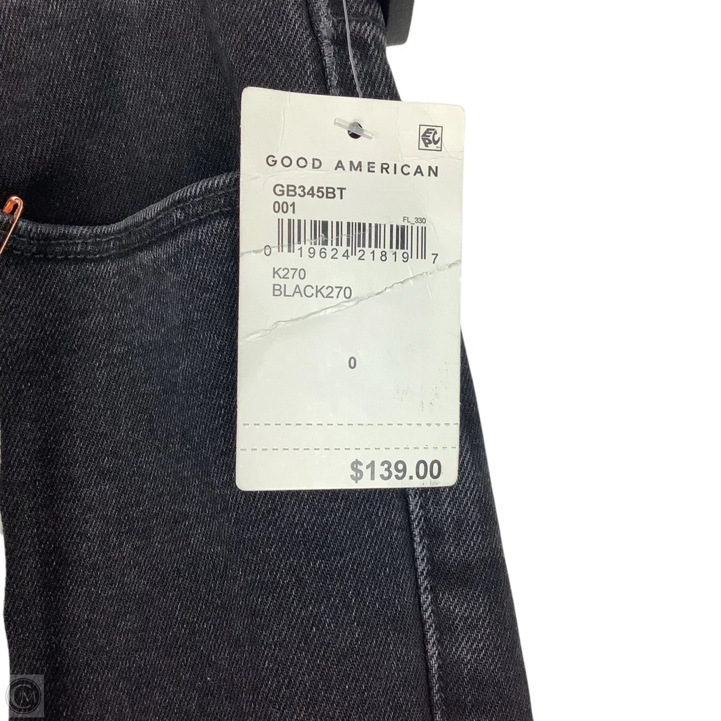 Pants Other By Good American In Black Denim, Size: 0