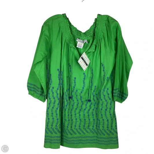 Top Long Sleeve By Gretchen Scott In Green, Size: S