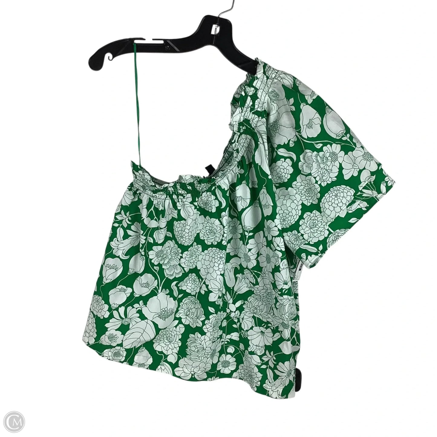 Top Short Sleeve By J. Crew In Green, Size: L