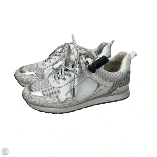 Shoes Designer By Michael Kors In White, Size: 8.5