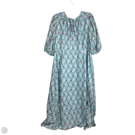 Dress Casual Maxi By Ann Taylor In Blue, Size: 16