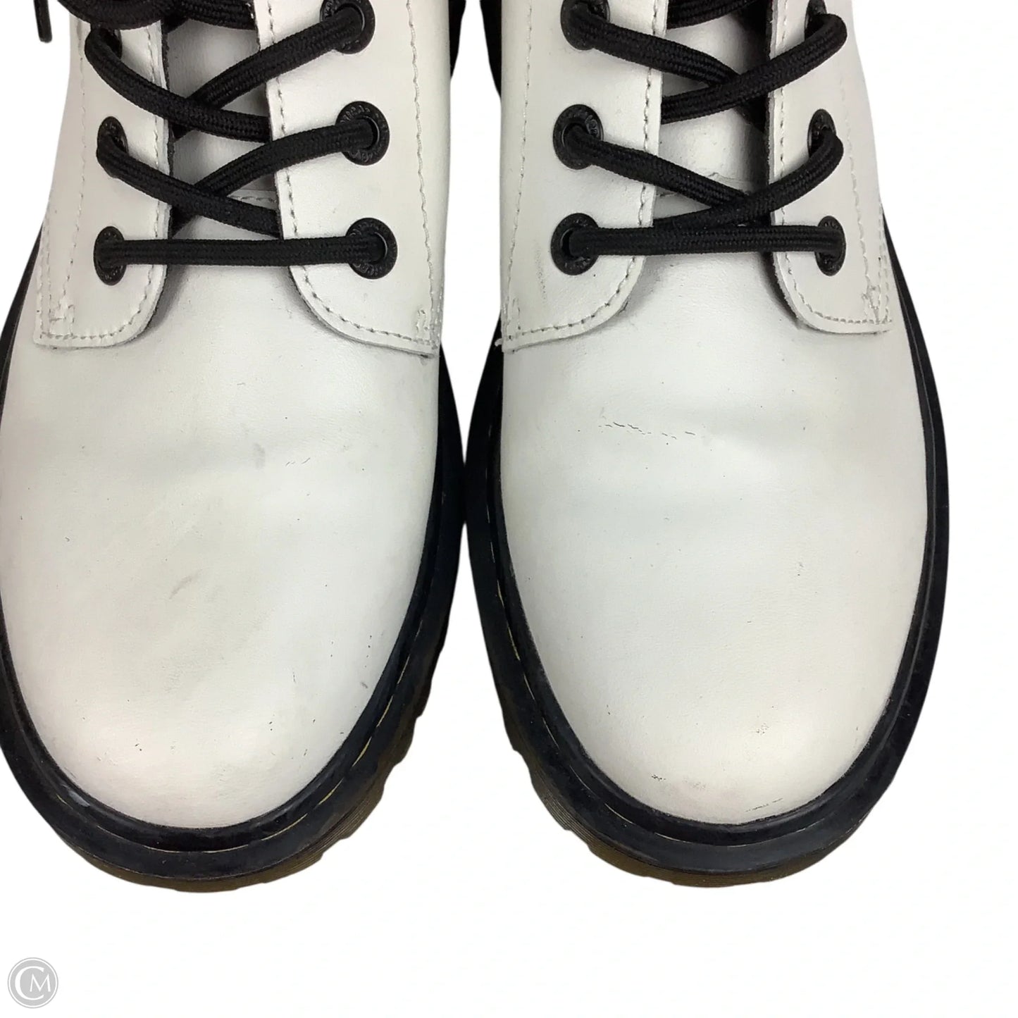 Boots Combat By Dr Martens In White, Size: 10