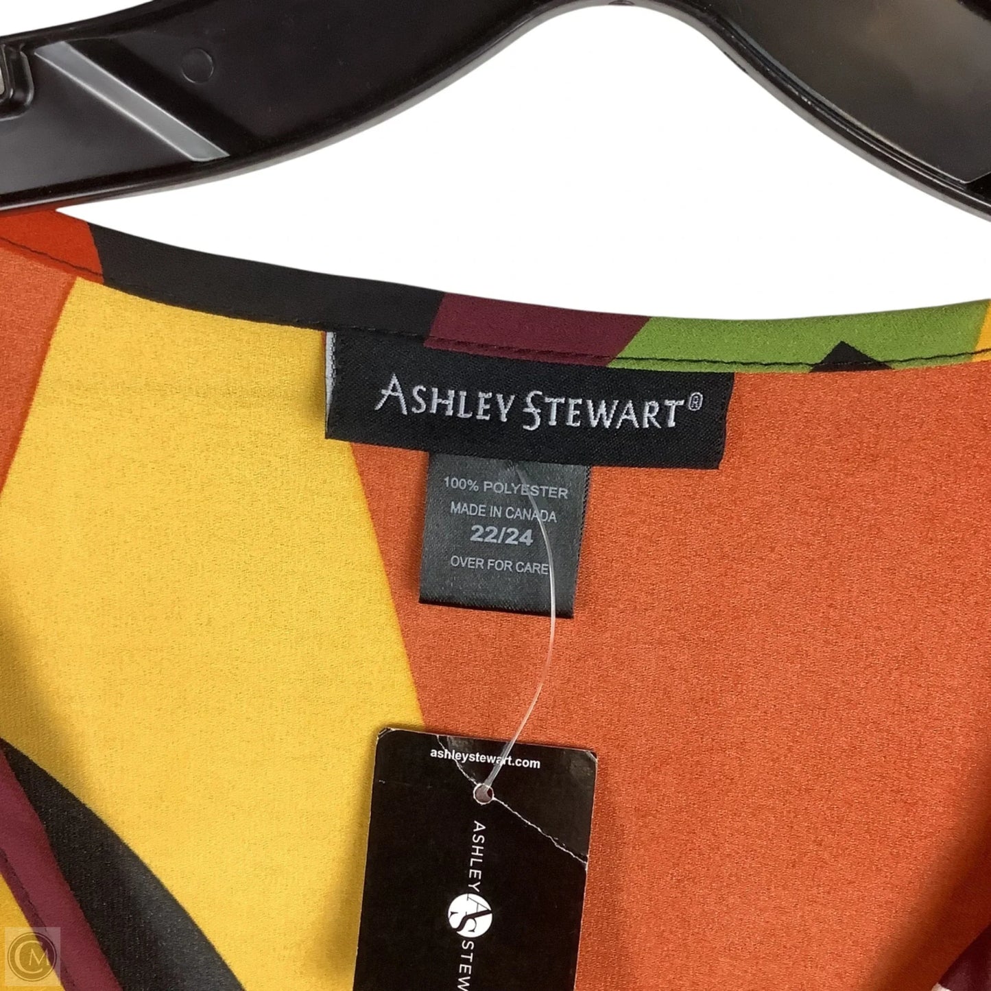 Top Long Sleeve By Ashley Stewart In Multi-colored, Size: 3x (22/24)